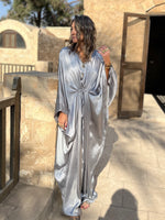 PREORDER Silver Shimmery Nubian Kaftan