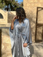 PREORDER Silver Shimmery Nubian Kaftan