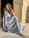 PREORDER Silver Shimmery Nubian Kaftan