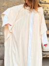 Beige Dottie Hooded Kaftan