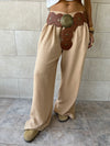 Cafe Knot Waist Light Pants