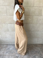 Cafe Knot Waist Light Pants