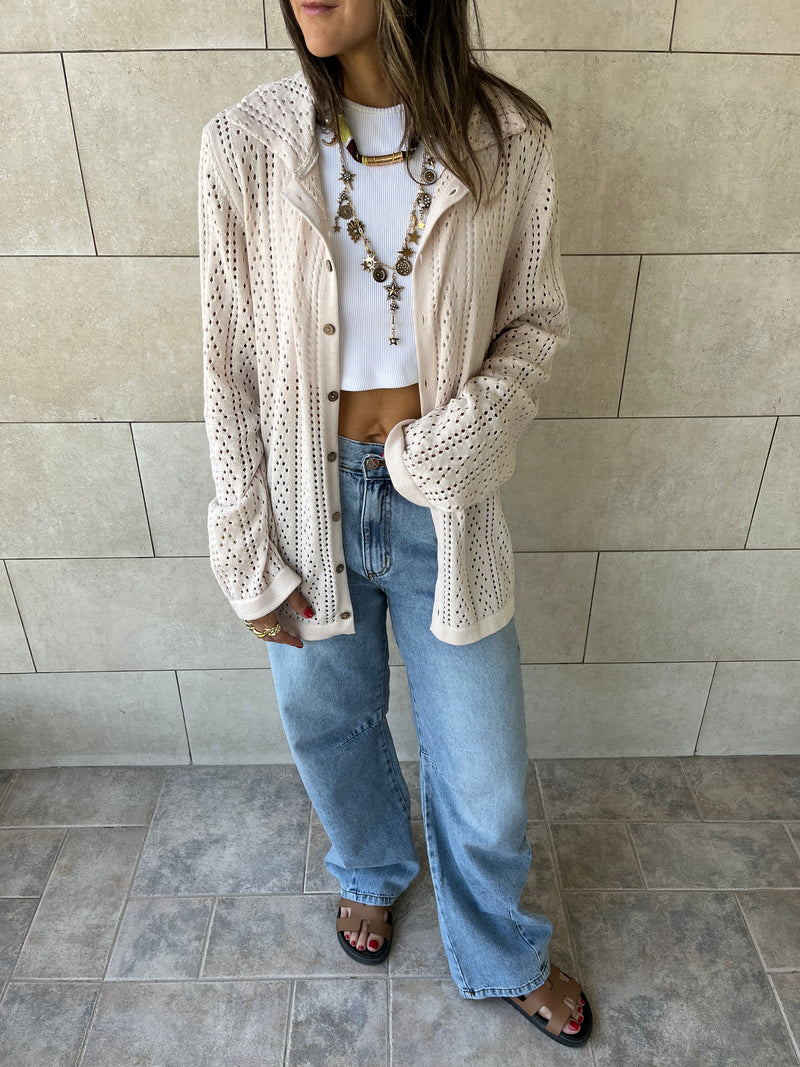 Beige Perfect Spring Shirt