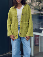 Lime Teddy Bear Jacket