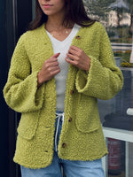 Lime Teddy Bear Jacket