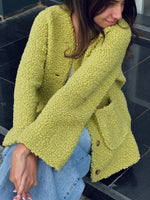 Lime Teddy Bear Jacket