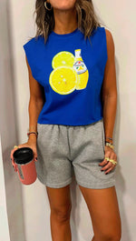 Limoncello Undone Muscle Tee