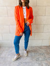 Orange Cool Girl Blazer