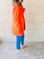 Orange Cool Girl Blazer