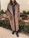 PREORDER Brown Cozy Oversized Layering Coat