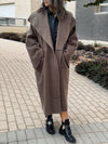 PREORDER Brown Cozy Oversized Layering Coat