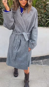 Grey Frillu Signature Coat