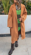 Camel Frillu Signature Coat