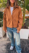 Camel Hit The Streets Cropped Jacket