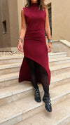 Burgundy It Girl Fall Dress