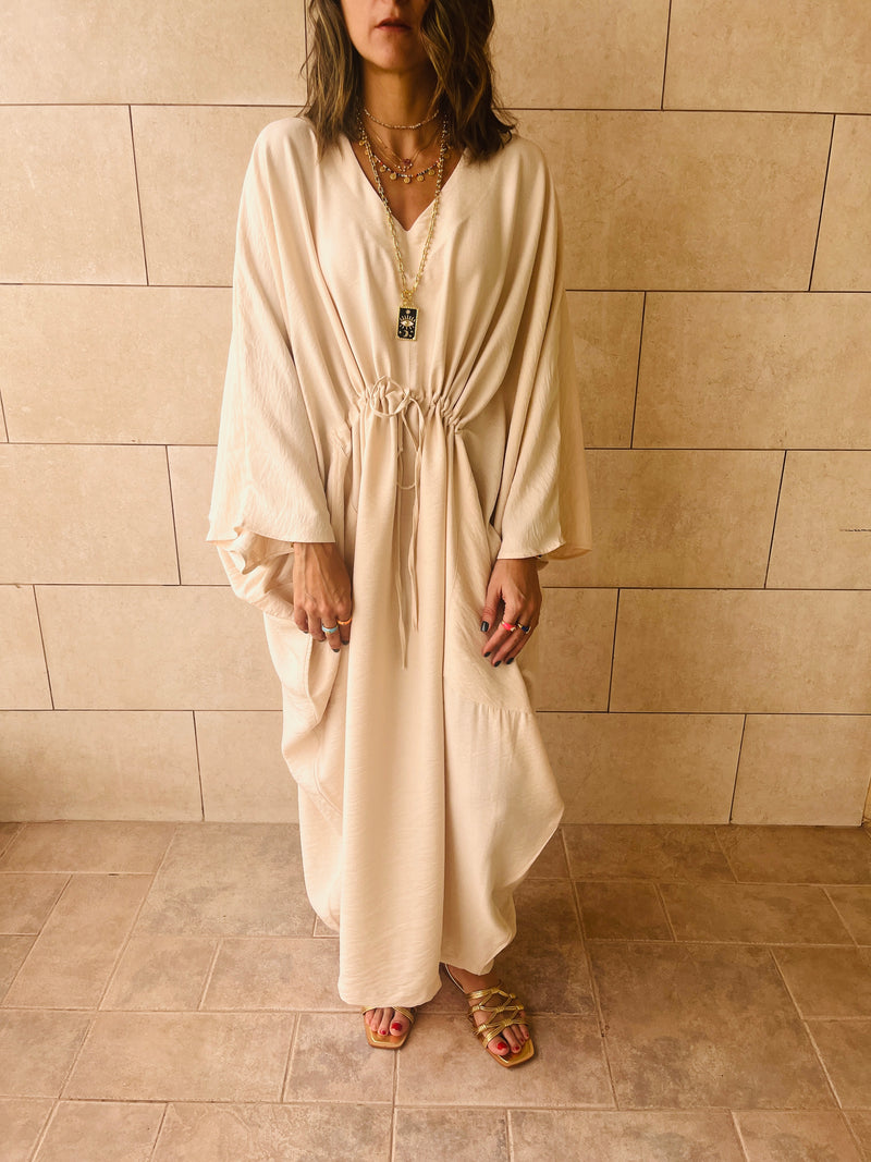 Beige Nubian Kaftan