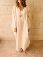 Beige Nubian Kaftan