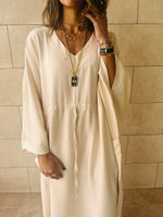 Beige Nubian Kaftan