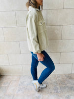 Beige Denim Jacket