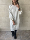 White Sweatshirt Dress