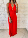 Rouge Halter Dress